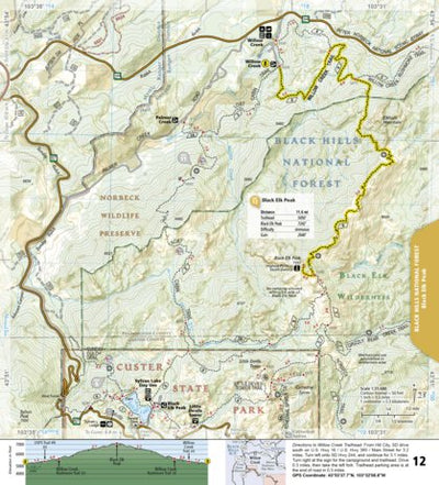 1707 Black Hills Day Hikes (map 10) Preview 1