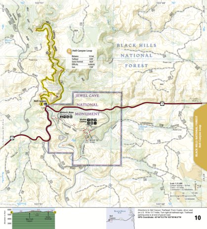 1707 Black Hills Day Hikes (map 11) Preview 1