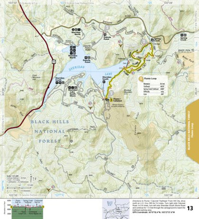 1707 Black Hills Day Hikes (map 13) Preview 1