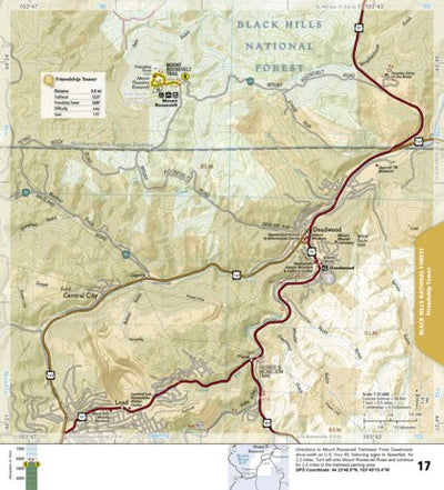 1707 Black Hills Day Hikes (map 17) Preview 1