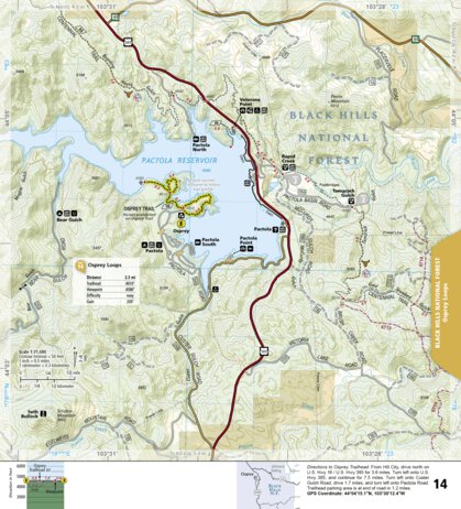 1707 Black Hills Day Hikes (map 15) Preview 1