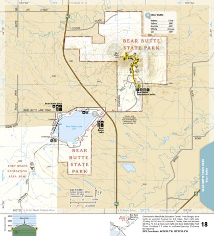 1707 Black Hills Day Hikes (map 18) Preview 1