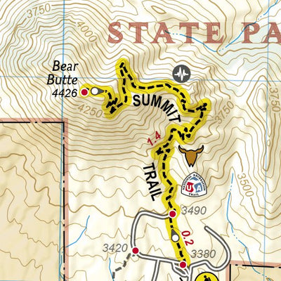 1707 Black Hills Day Hikes (map 18) Preview 3