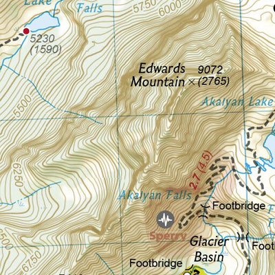 1708 Glacier Day Hikes (map 04) Preview 3