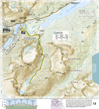 1708 Glacier Day Hikes (map 13) Preview 1