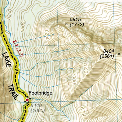 1708 Glacier Day Hikes (map 13) Preview 2