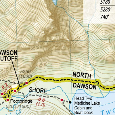 1708 Glacier Day Hikes (map 09) Preview 2