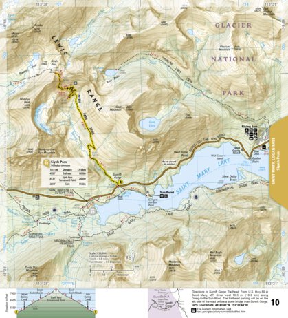 1708 Glacier Day Hikes (map 10) Preview 1