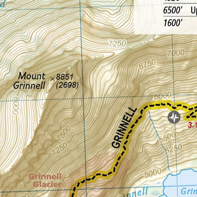 1708 Glacier Day Hikes (map 15) Preview 2