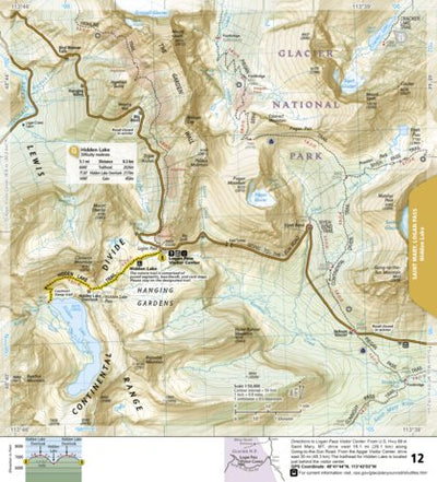1708 Glacier Day Hikes (map 12) Preview 1
