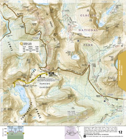 1708 Glacier Day Hikes (map 12) Preview 1