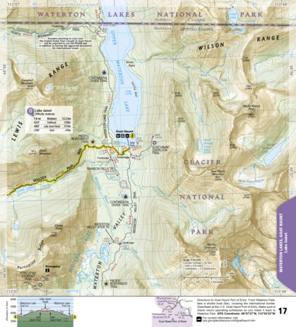 1708 Glacier Day Hikes (map 17) Preview 1
