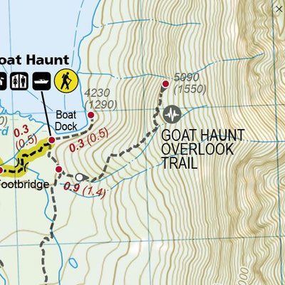 1708 Glacier Day Hikes (map 17) Preview 2