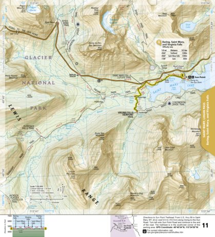 1708 Glacier Day Hikes (map 11) Preview 1