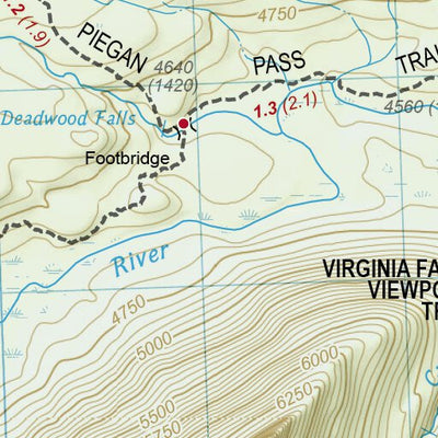 1708 Glacier Day Hikes (map 11) Preview 2