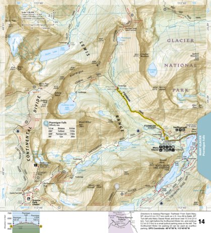 1708 Glacier Day Hikes (map 14) Preview 1