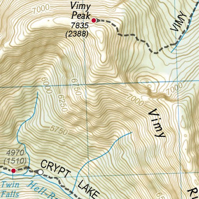 1708 Glacier Day Hikes (map 16) Preview 3