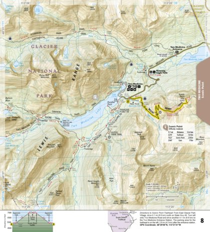 1708 Glacier Day Hikes (map 08) Preview 1