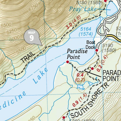 1708 Glacier Day Hikes (map 08) Preview 2