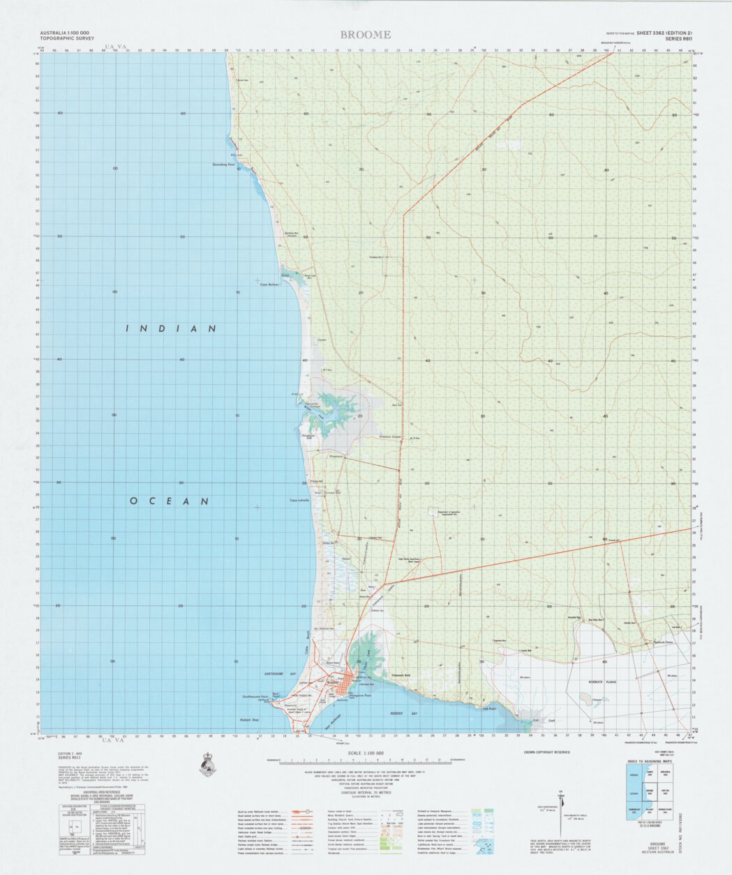 Broome (3362) Map by Geoscience Australia | Avenza Maps