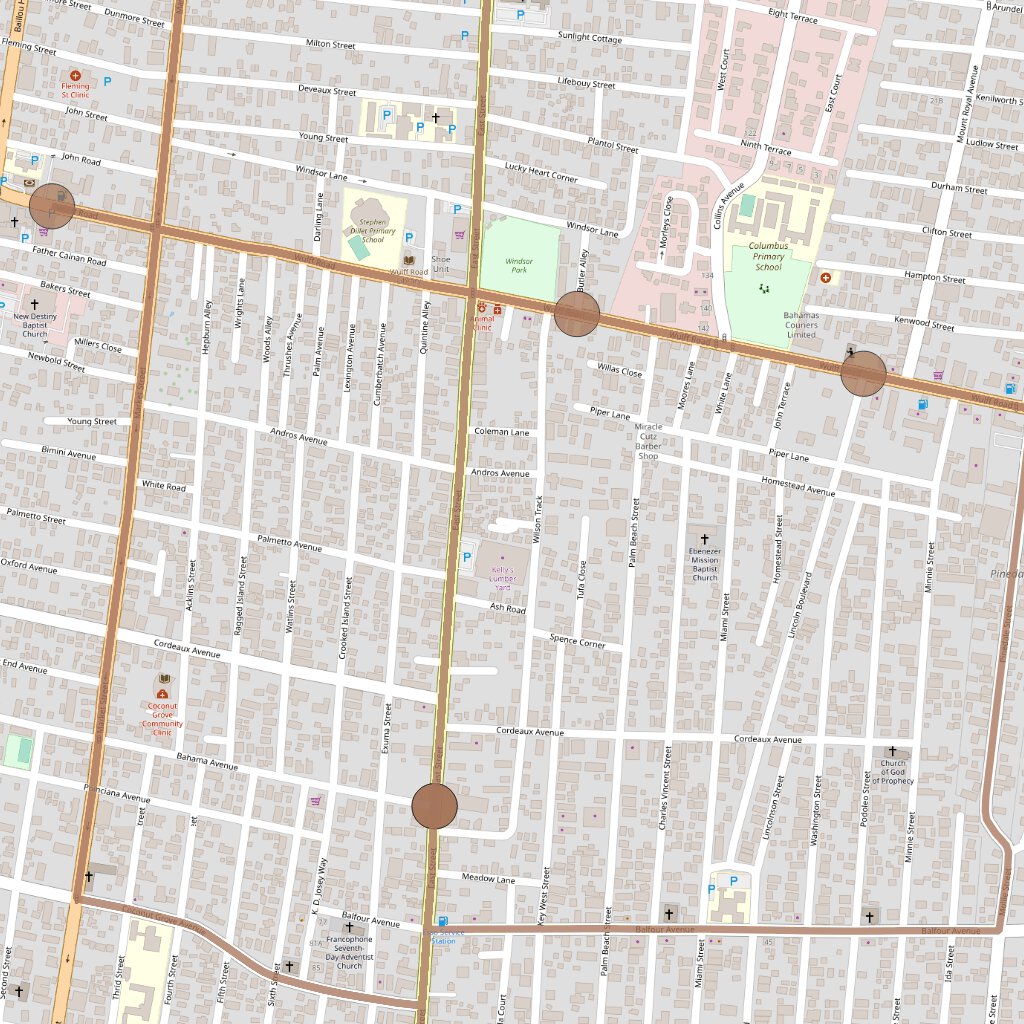 New Providence, Bahamas - Bus Route 7 Map by Bahama Atlas | Avenza Maps