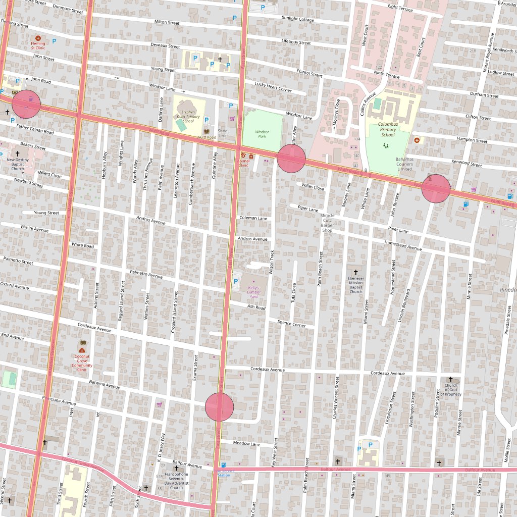 New Providence, Bahamas - Bus Route 8 Map by Bahama Atlas | Avenza Maps