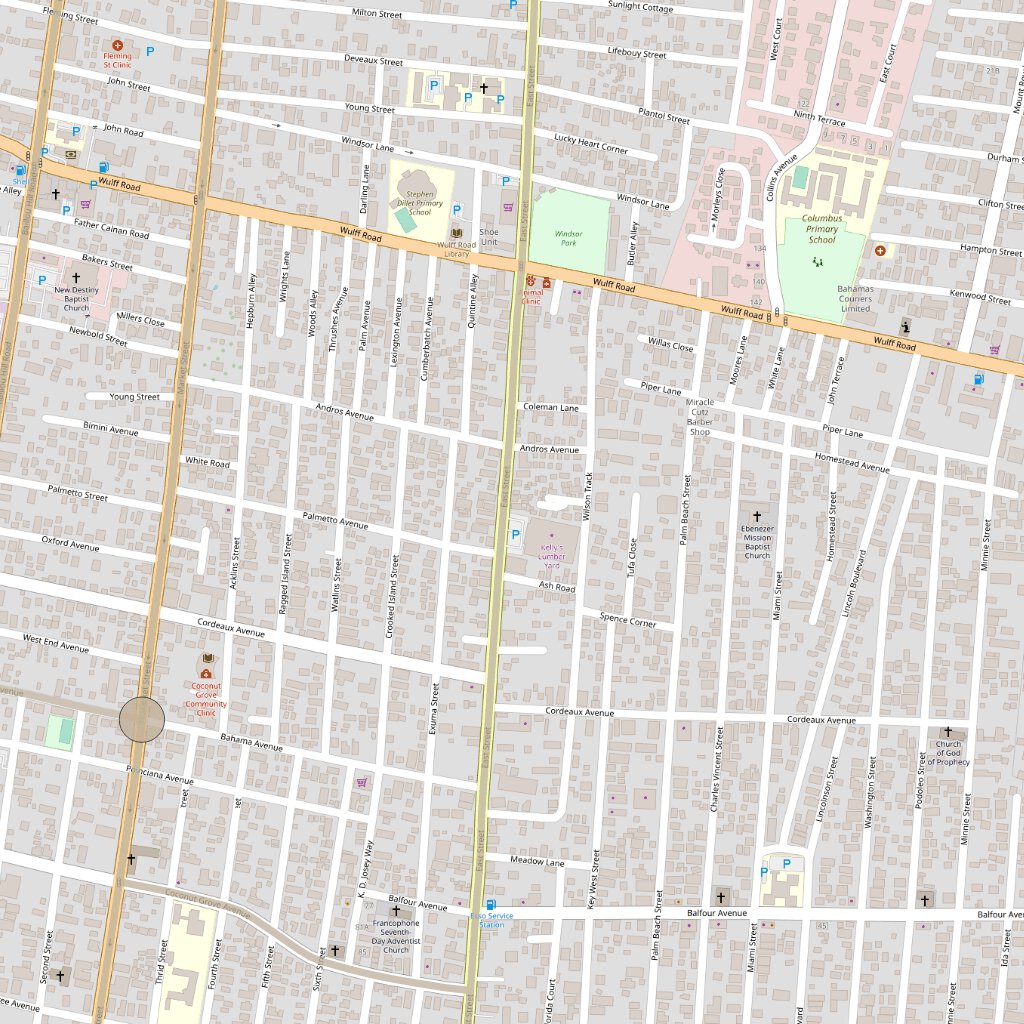 New Providence, Bahamas - Bus Route 14A Map by Bahama Atlas | Avenza Maps