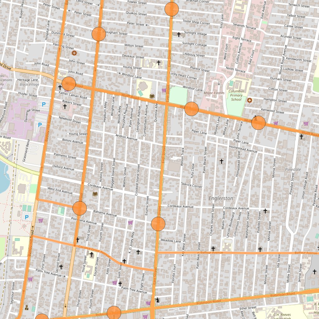 New Providence, Bahamas - Bus Route 17 Map by Bahama Atlas | Avenza Maps
