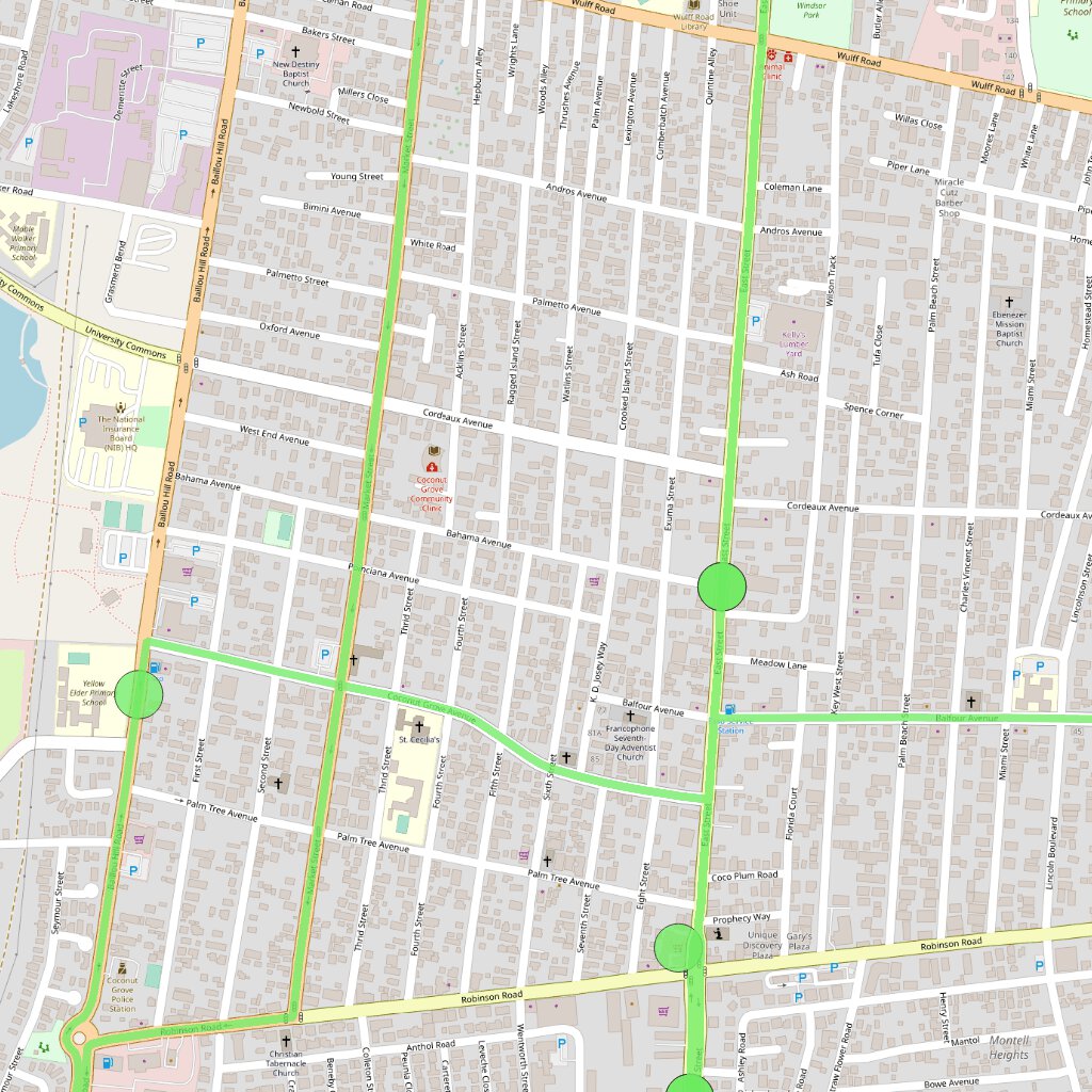 New Providence, Bahamas - Bus Route 18 Map by Bahama Atlas | Avenza Maps