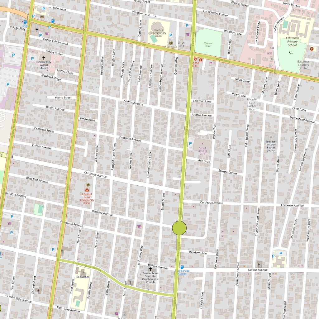 New Providence, Bahamas - Bus Route 21A Map by Bahama Atlas | Avenza Maps