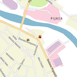 Kraljevo (Serbia) Street Map Preview 2