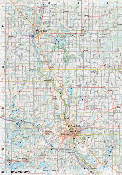Minnesota Atlas & Gazetteer Page 62 Preview 1