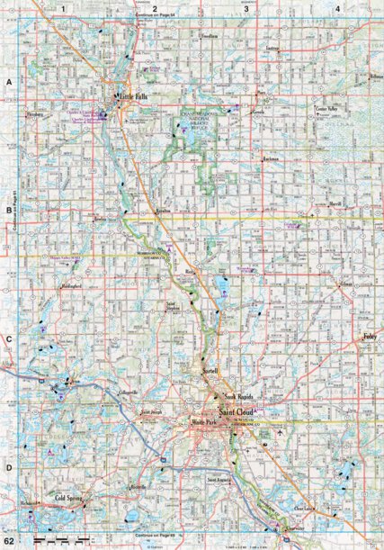Minnesota Atlas & Gazetteer Page 62 Preview 1