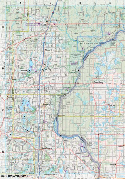 Minnesota Atlas & Gazetteer Page 64 Preview 1