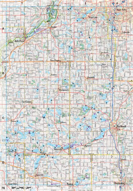 Minnesota Atlas & Gazetteer Page 76 Preview 1