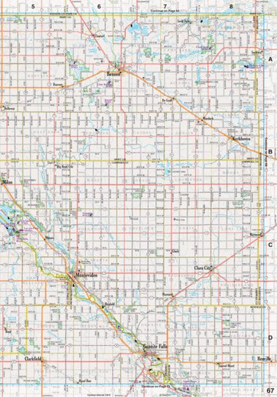 Minnesota Atlas & Gazetteer Page 67 Preview 1