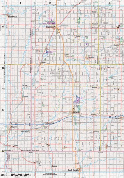 Minnesota Atlas & Gazetteer Page 80 Preview 1