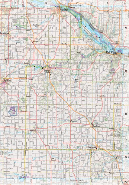 Minnesota Atlas & Gazetteer Page 77 Preview 1