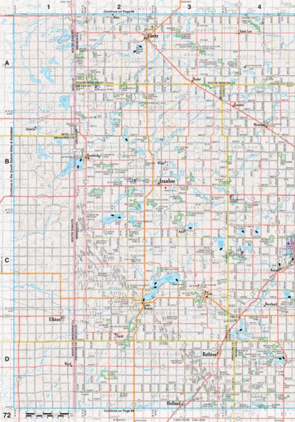 Minnesota Atlas & Gazetteer Page 72 Preview 1