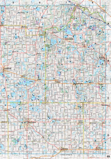 Minnesota Atlas & Gazetteer Page 69 Preview 1