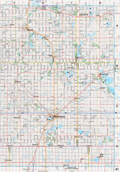 Minnesota Atlas & Gazetteer Page 81 Preview 1
