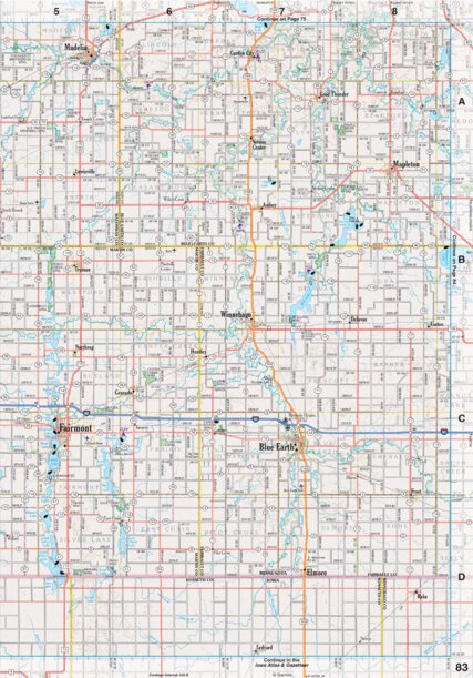 Minnesota Atlas & Gazetteer Page 83 Preview 1