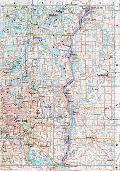 Minnesota Atlas & Gazetteer Page 71 Preview 1