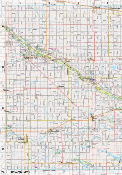Minnesota Atlas & Gazetteer Page 74 Preview 1