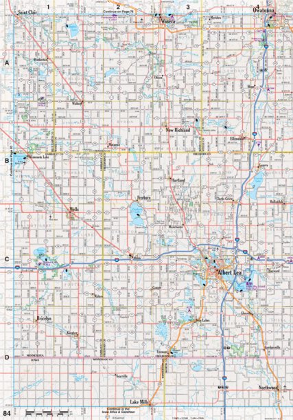 Minnesota Atlas & Gazetteer Page 84 Preview 1
