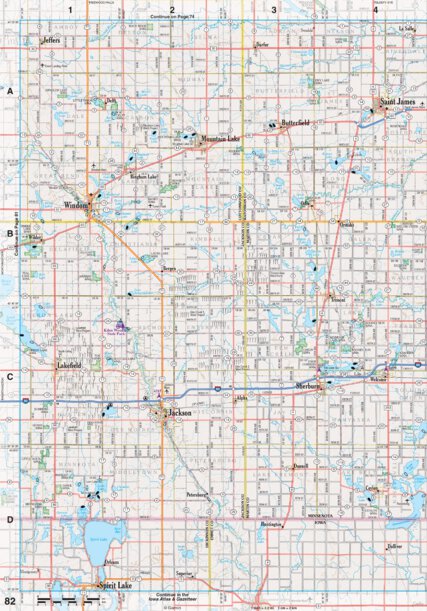 Minnesota Atlas & Gazetteer Page 82 Preview 1