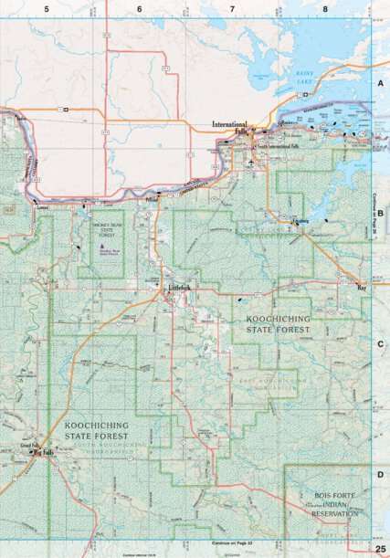 Minnesota Atlas & Gazetteer Page 25 Preview 1