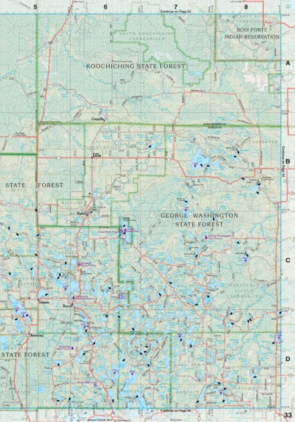 Minnesota Atlas & Gazetteer Page 33 Preview 1