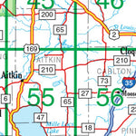Minnesota Atlas & Gazetteer Overview Map Preview 2