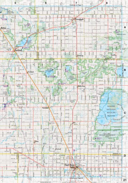 Minnesota Atlas & Gazetteer Page 21 Preview 1